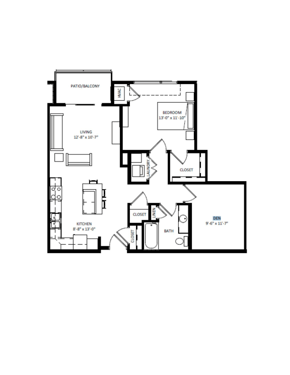 J SIM Floor Plan at Two Points Crossing, Madison, Wisconsin