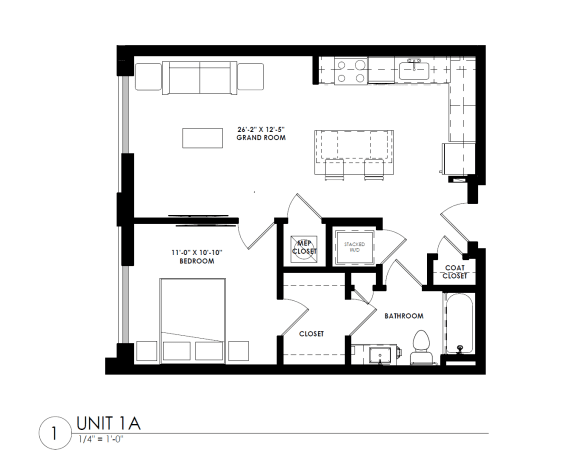 Floor Plan  the floor plan of unit a is shown with the floor plans of the apartments available