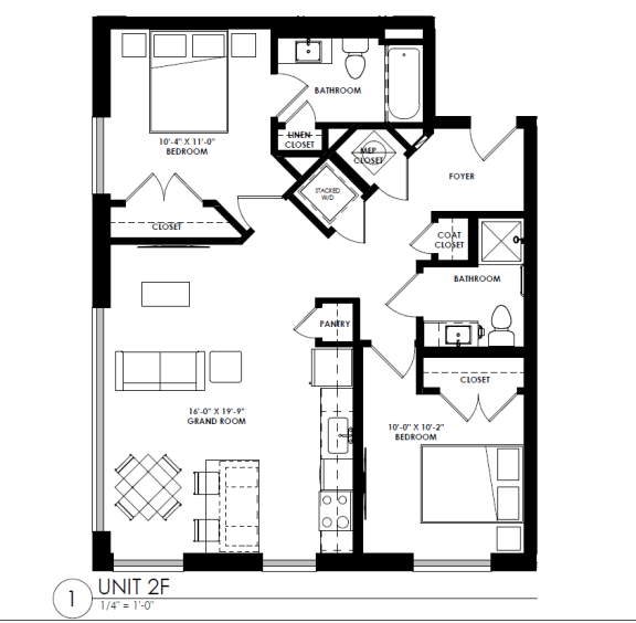 a floor plan of a home illustrates the spacious living room and dining area