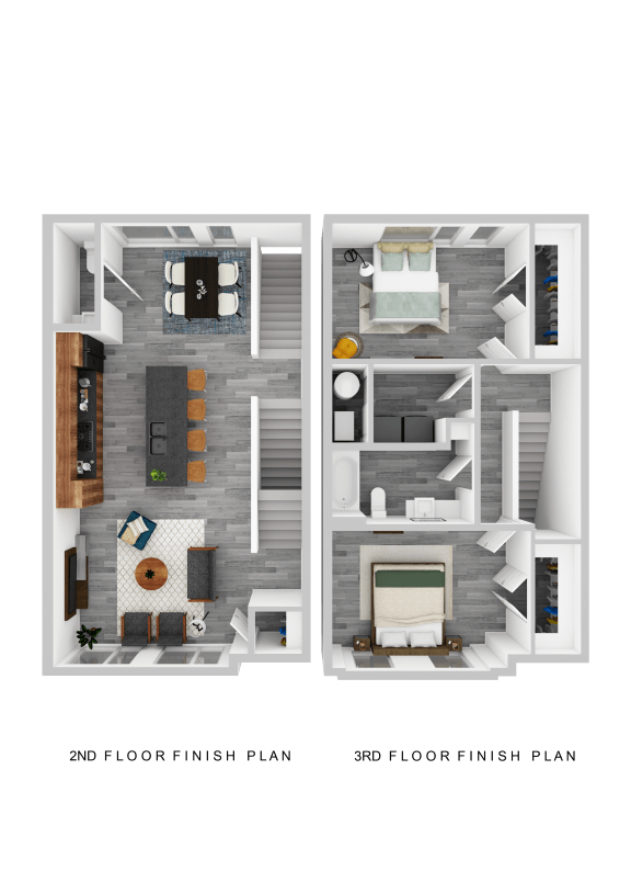 a floor plan of a 2100 sq ft apartment