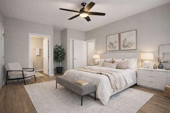 Furnished Bedroom at Club Villas Apartments, Kathleen, 31047
