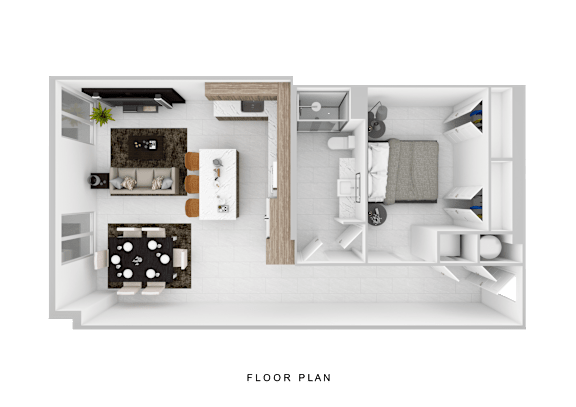 A4 Floor Plan at The 600 Apartments, Birmingham
