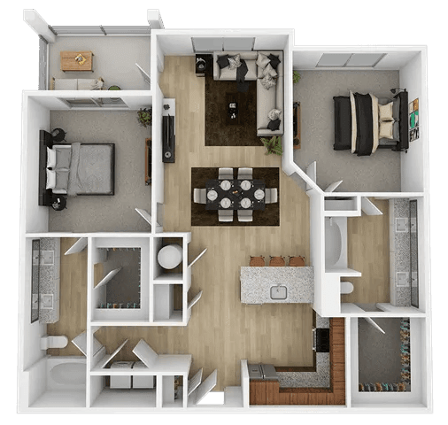 2 bed 2 bath at The Collective Upper Westside Apartments, Georgia, 30318