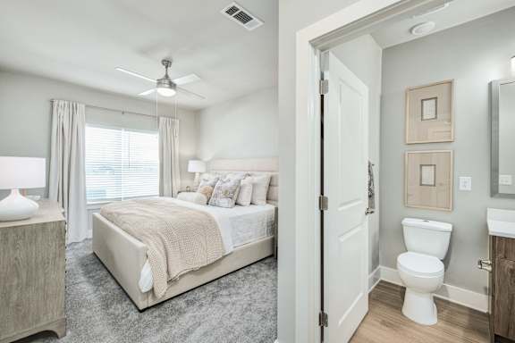 Cozy Bedroom at The Ashton at East Park Apartments, Kennesaw, 30144