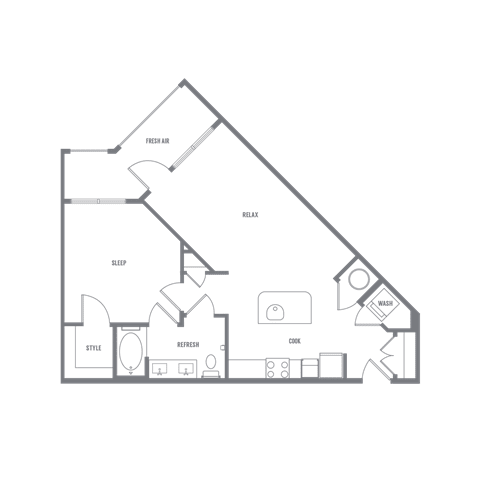 Floor Plan  A1Alt1 at The Eddy at Riverview, Smyrna, GA, 30126