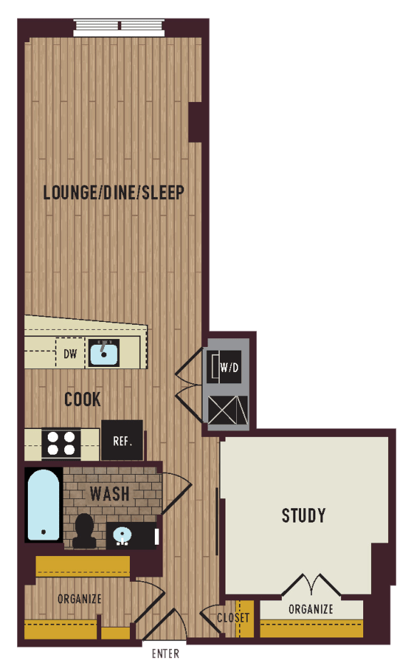 the plan of the first floor of the house
