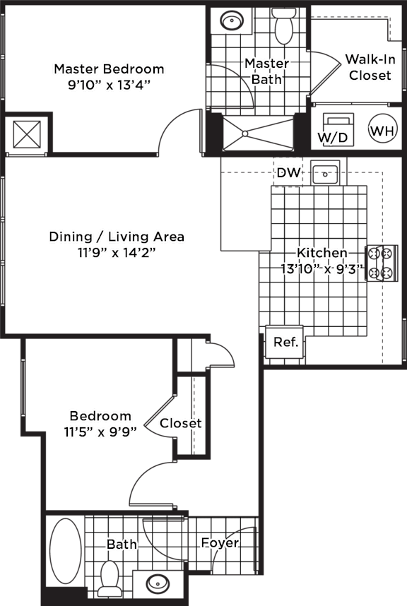 a floor plan of a two story house with a kitchen and a living room