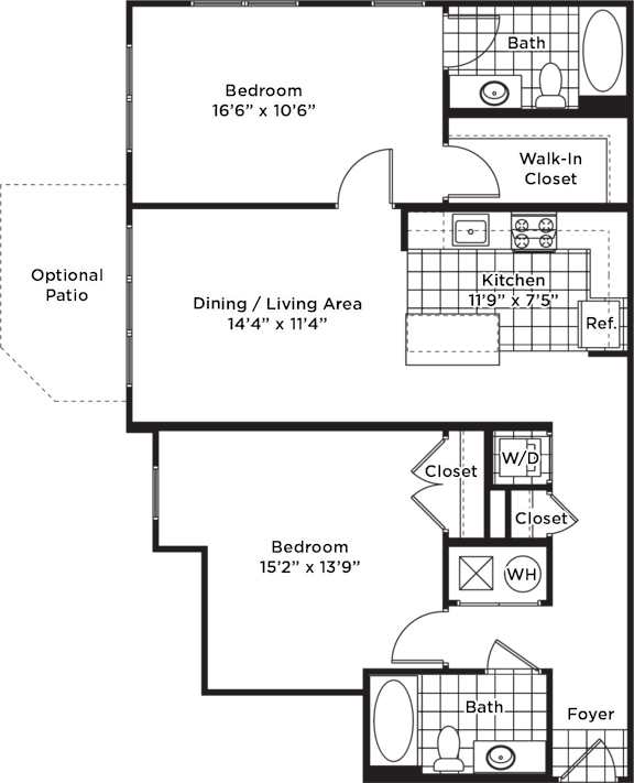 Floor Plan  a floor plan of a house with a bedroom and a living room