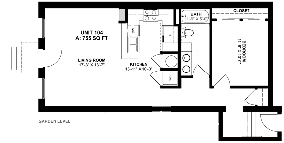the floor plan of gonia residences