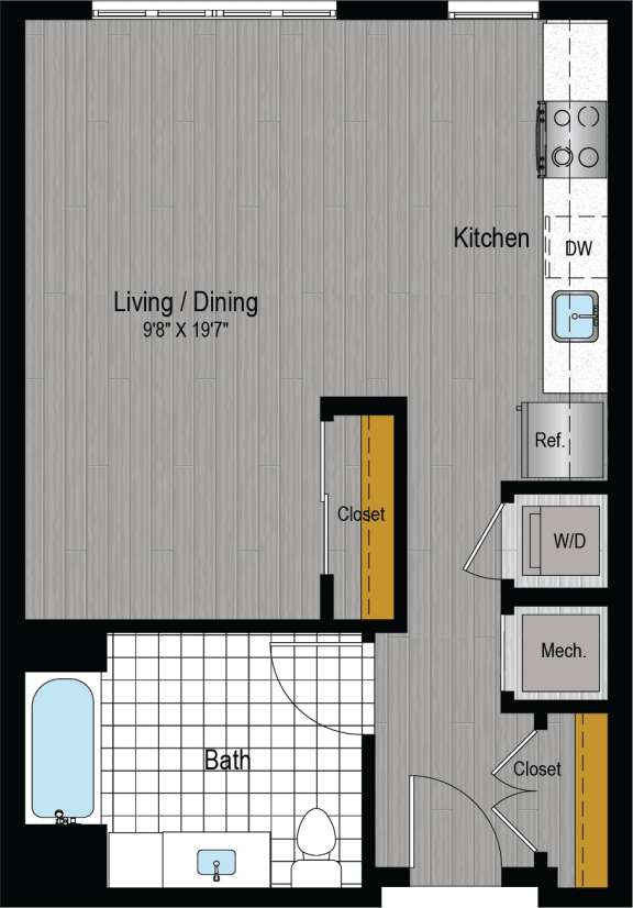 floor plan 1 the residences apts