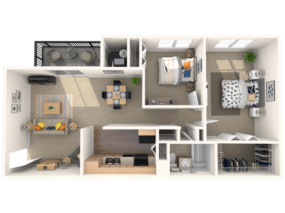 Limestone 2 Bedroom 1 Bath