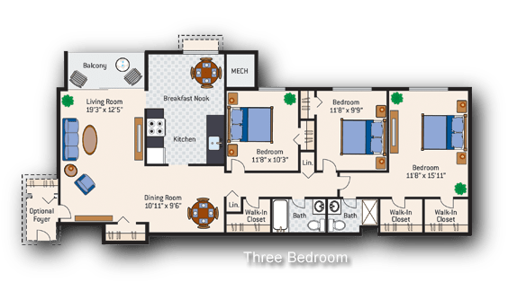 3 Bedroom 2 Bath