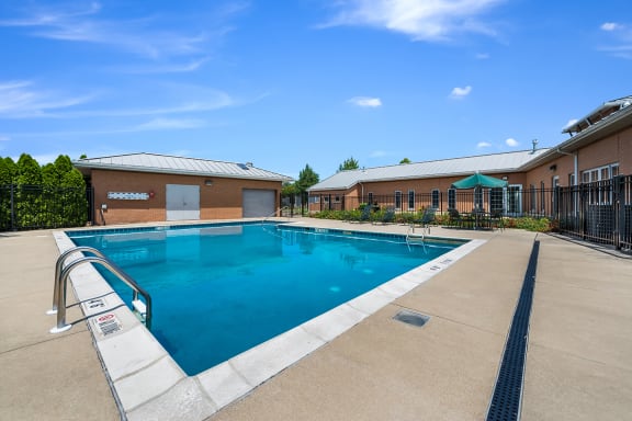 the swimming pool at our apartments