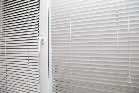 Blinds on a window-Longfellow Heights Apartments, Kansas City, MO