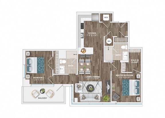 Floor Plan  B4B Floor Plan at Sinclaire on Seminary, Virginia, 22311