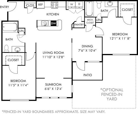A black and white image of a house floor plan.