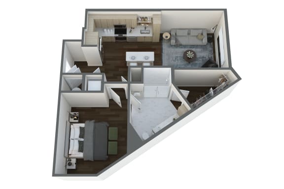 a234 floor plan  a303  the retreat  apartment homes  670 sq