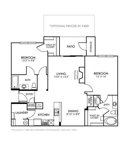 A black and white image of a house floor plan.