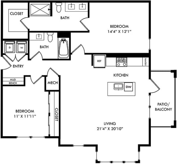 a schematic of a floor plan of a house