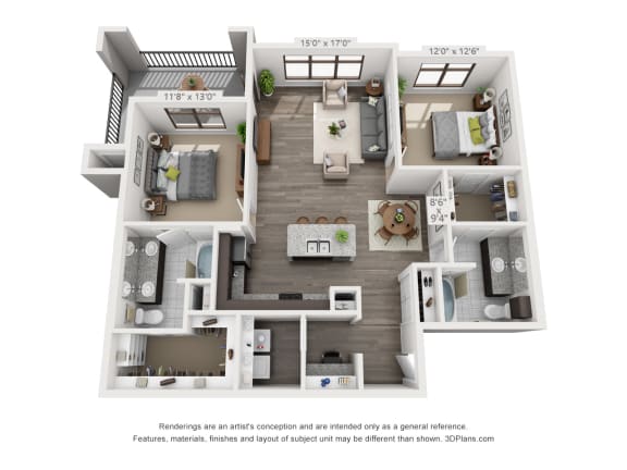 bedroom floor plan an opens a dialog