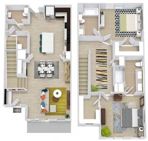 Floor Plan Watusi Townhome