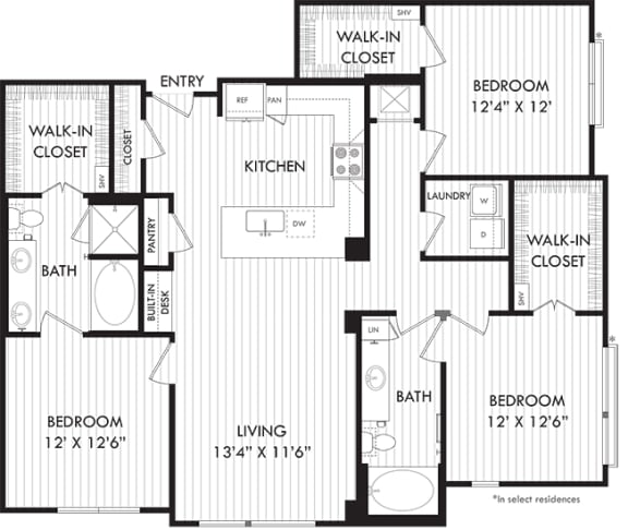 floor plan  the residences at sawmill estates apartments in