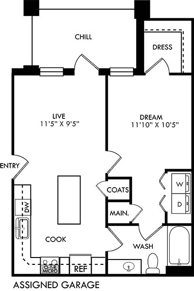 a floor plan of a house with bedrooms and a kitchen and a living room
