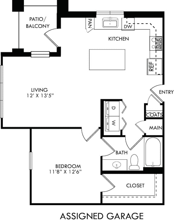 A black and white image of a floor plan for a house.