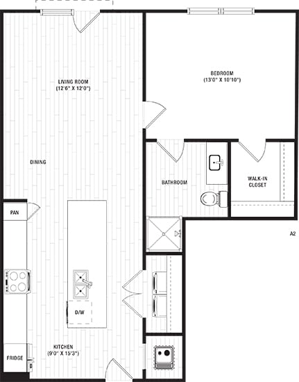 a black and white floor plan of a house
