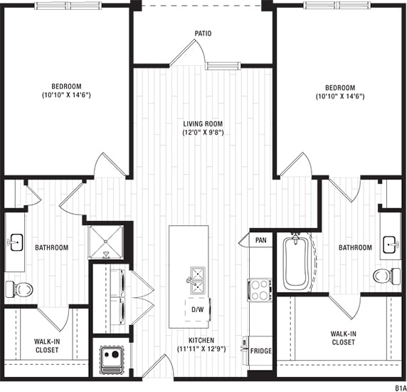 a black and white floor plan of a house
