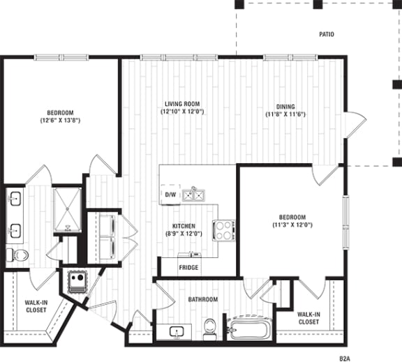 a floor plan of a bedroom house