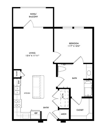 the floor plan