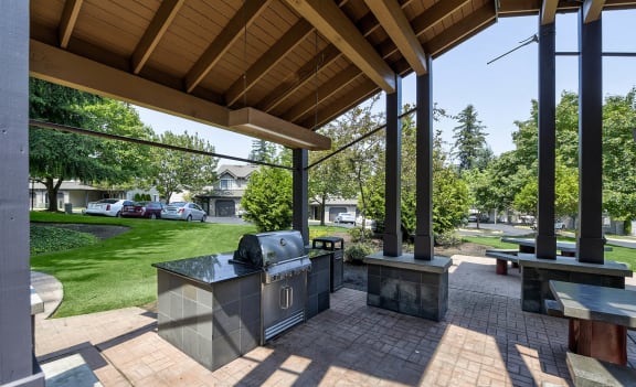 Picnic And Bbq Area at Arcadia Townhomes, Washington, 98023