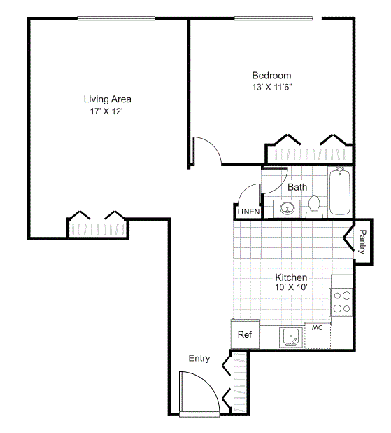 A2R Floor Plan at Heritage at the River, New Hampshire, 03102