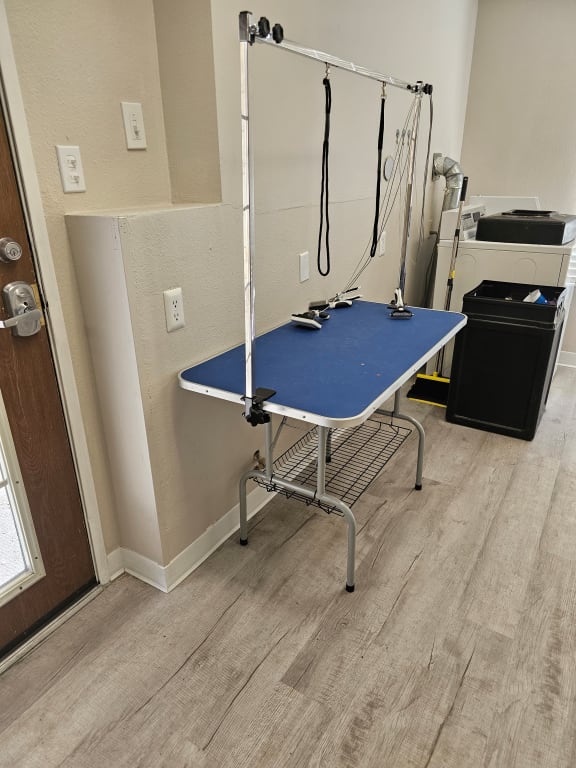 Dog wash station with grooming table at Deer Crest Apartments, Broomfield, 80020