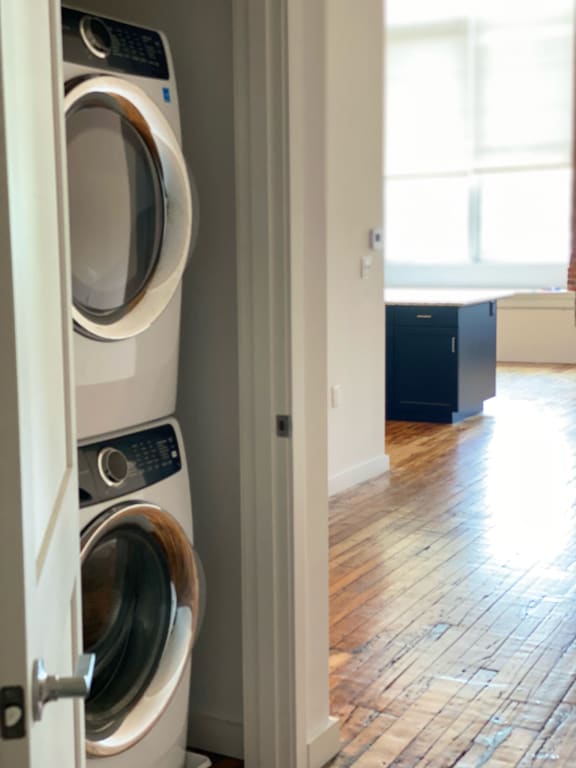 In unit laundry at Riverwalk Apartments, Massachusetts 01843