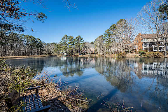 Lake Front Views at Wynfield Trace, Peachtree Corners, Georgia