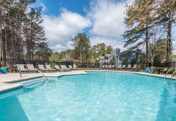 Large Outdoor Pool and Sundeck at Canopy Glen, Norcross