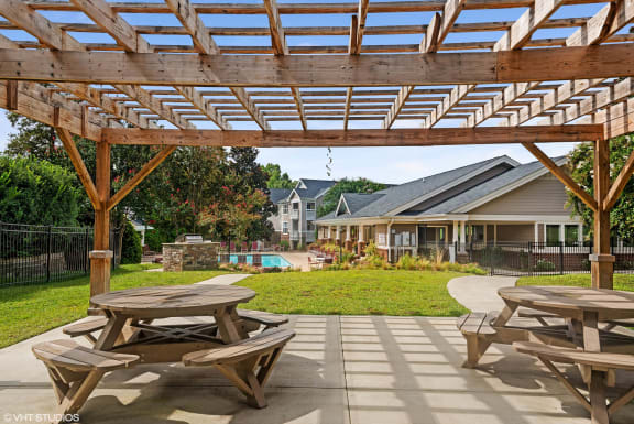 Garden Gazebo at Cedar Springs Apartments, Raleigh, 27609
