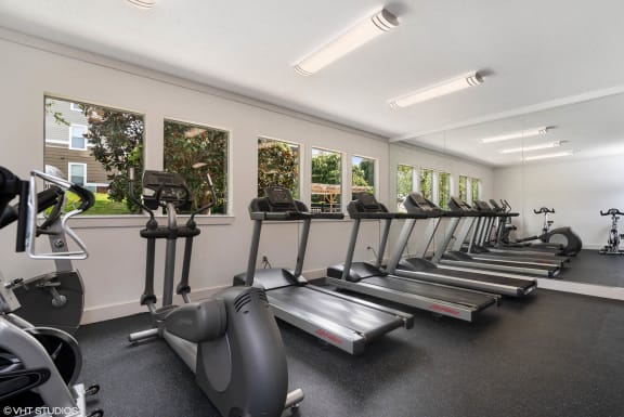 Cardio Equipment at Cedar Springs Apartments, Raleigh, NC