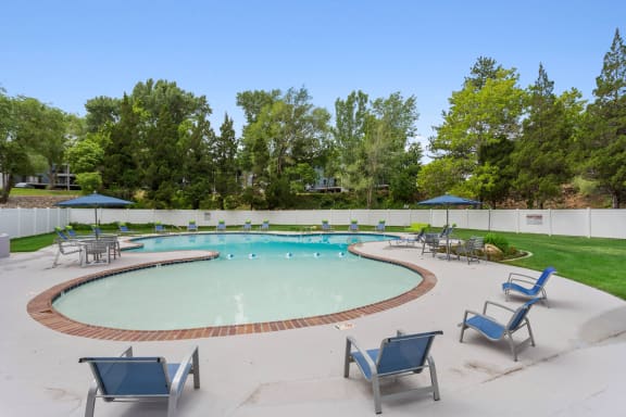 Relaxing Pool Area With Sundeck at Cliffs at Canyon Ridge, Ogden, 84401