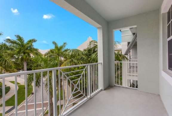 Private Apartment Balcony at The Dakota, Jupiter, Florida