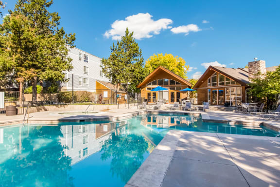 Large Outdoor Pool at Glen at Lakewood, Lakewood, Colorado