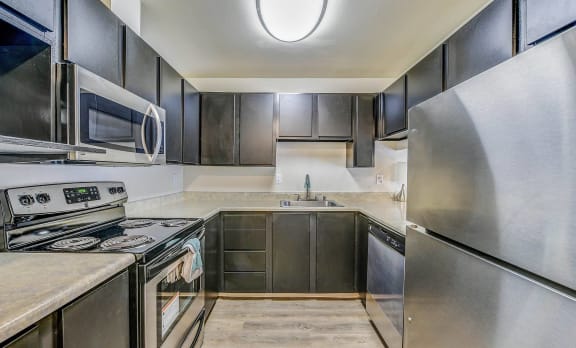 Efficient Appliances In Kitchen at Glen at North Creek, Washington, 98208