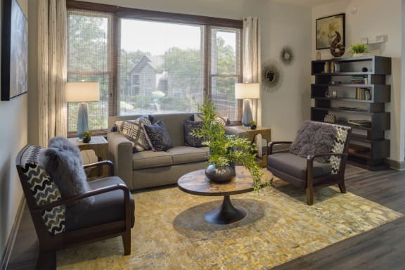 Posh Resident Lounge at Heritage at Waters Landing, Germantown