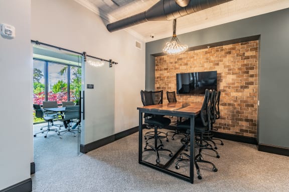 Resident Business Center and Conference Room at AxisOne, Stuart