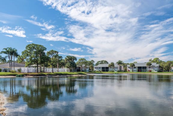 Stunning Community Lake at Lakeside Glen Apartments, Melbourne, FL