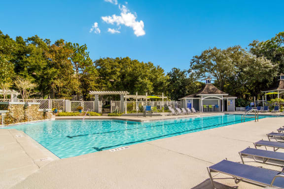 Swimming Pool at St. Johns Forest Apartments, Jacksonville, Florida