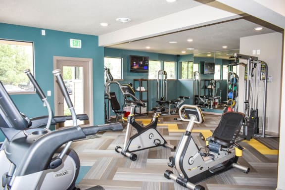 Two Level Fitness Center at Union Heights Apartments, Colorado Springs, Colorado