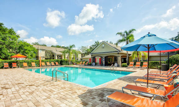 Swimming Pool at University Park Apartments, Orlando, 32817